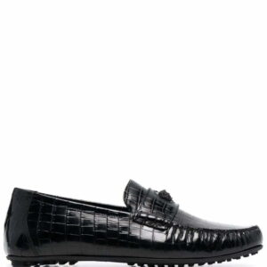 Versace La Medusa leather loafers
