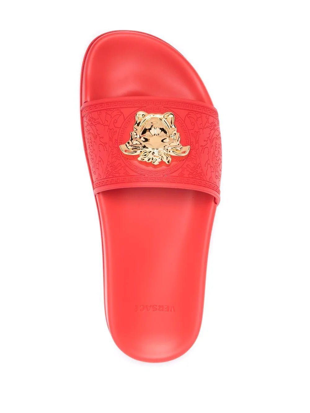 Versace Medusa-head plaque open-toe slides - Image 4