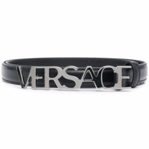 Versace logo-buckle adjustable belt