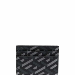Versace  La Greca leather cardholder