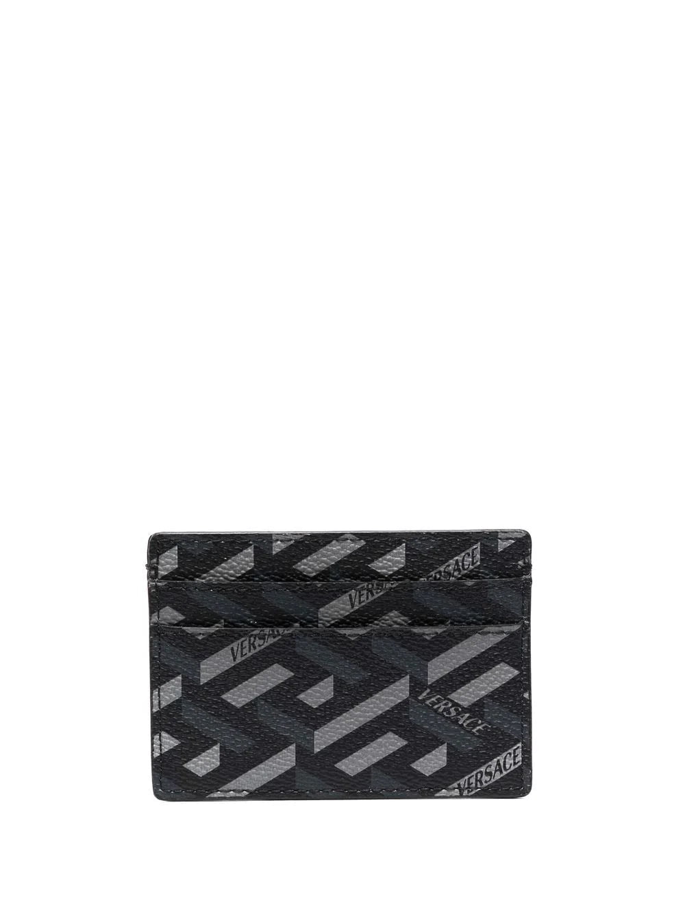 Versace La Greca leather cardholder - Image 2