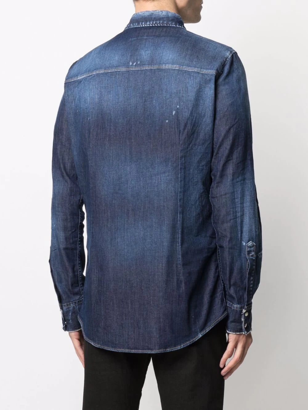 Dsquared2 Icon denim shirt - Image 4