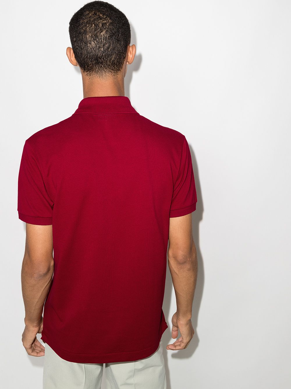 Lacoste logo-embroidered short-sleeve polo shirt - Image 3