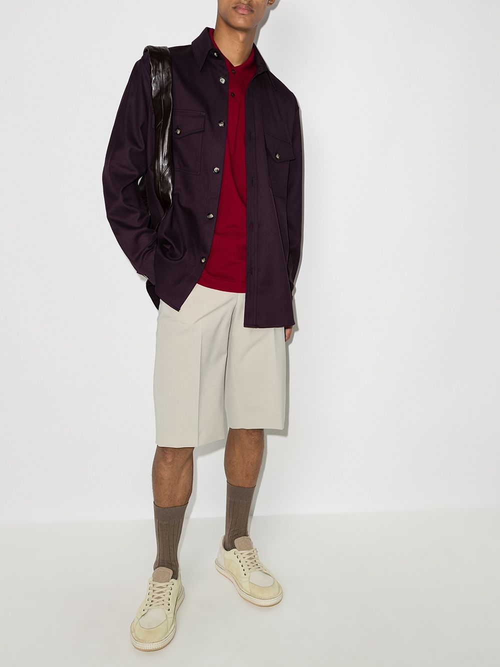 Lacoste logo-embroidered short-sleeve polo shirt - Image 5