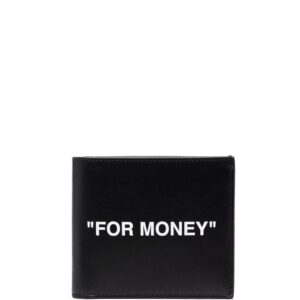 Off-White "For Money" bi-fold wallet