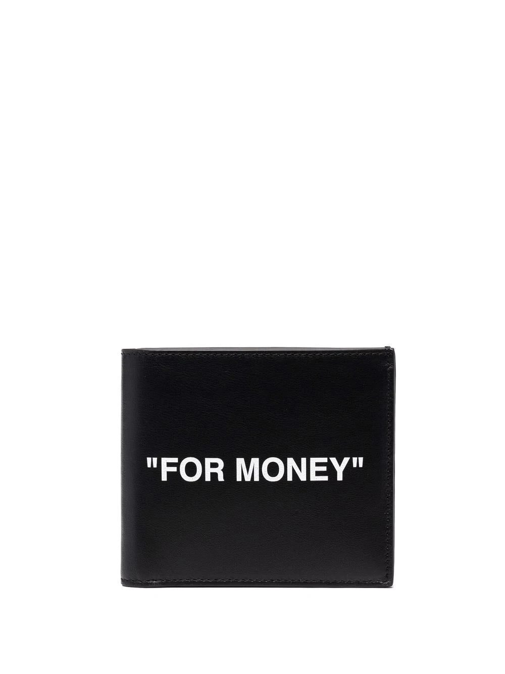 Off-White "For Money" bi-fold wallet