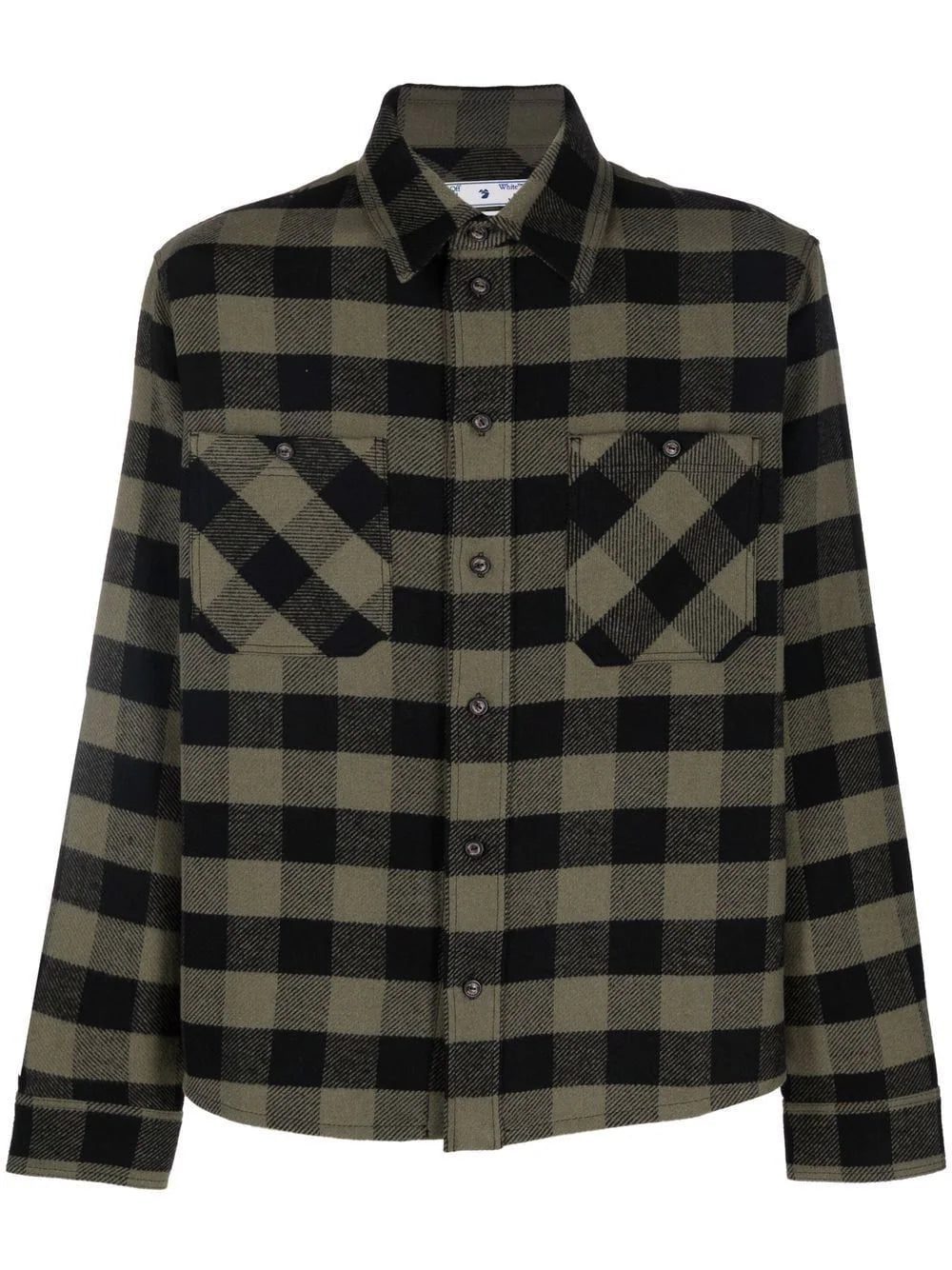 Off-white Arrows-print flannel shirt