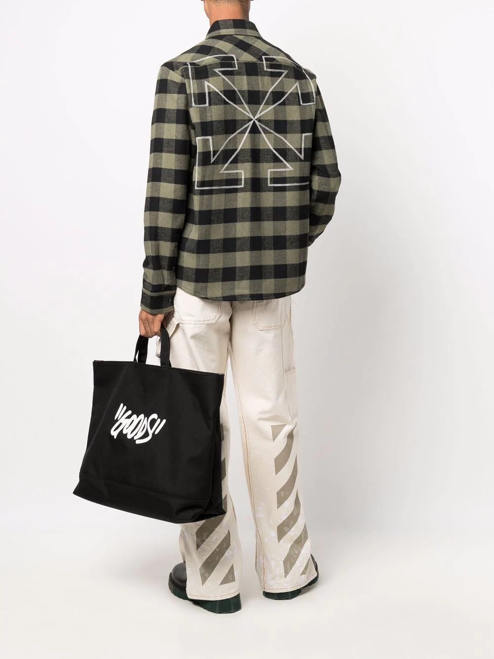 Off-white Arrows-print flannel shirt - Image 2