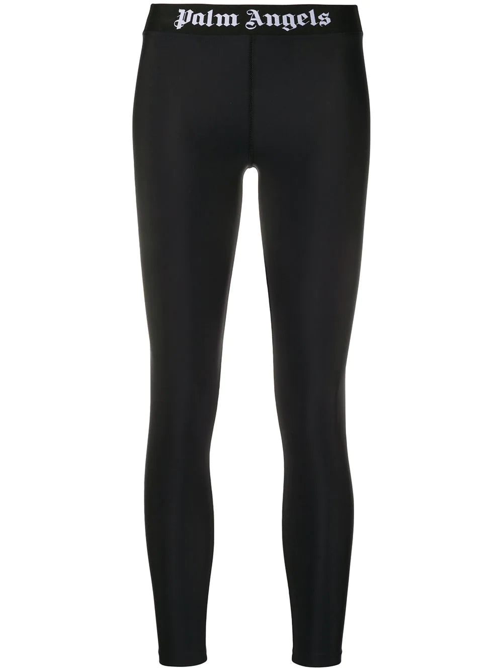 Palm Angels logo-waistband cropped legging