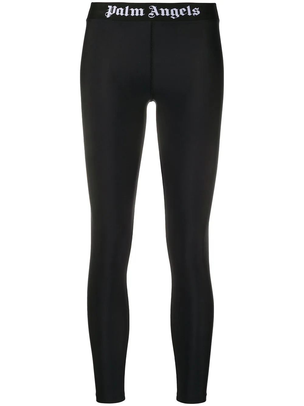 Palm Angels logo-waistband cropped legging