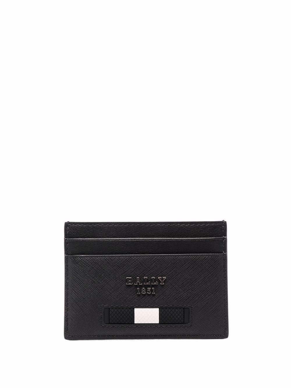 Bally textured leather cardholder