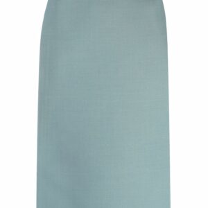 Off-White  Cardbox mid-length pencil skirt