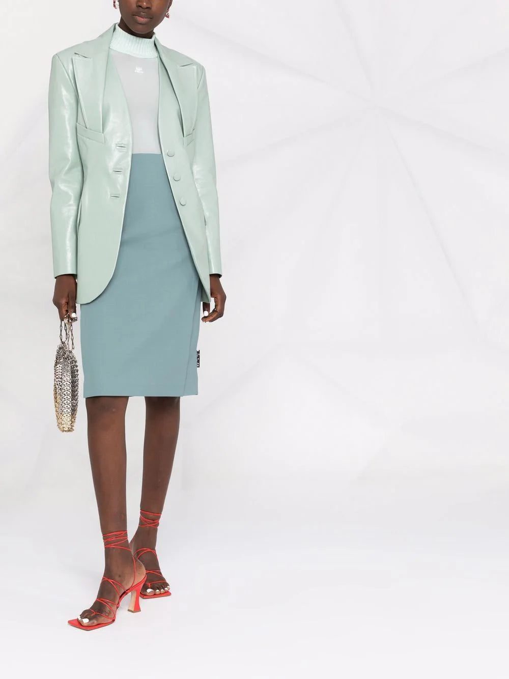 Off-White Cardbox mid-length pencil skirt - Image 2