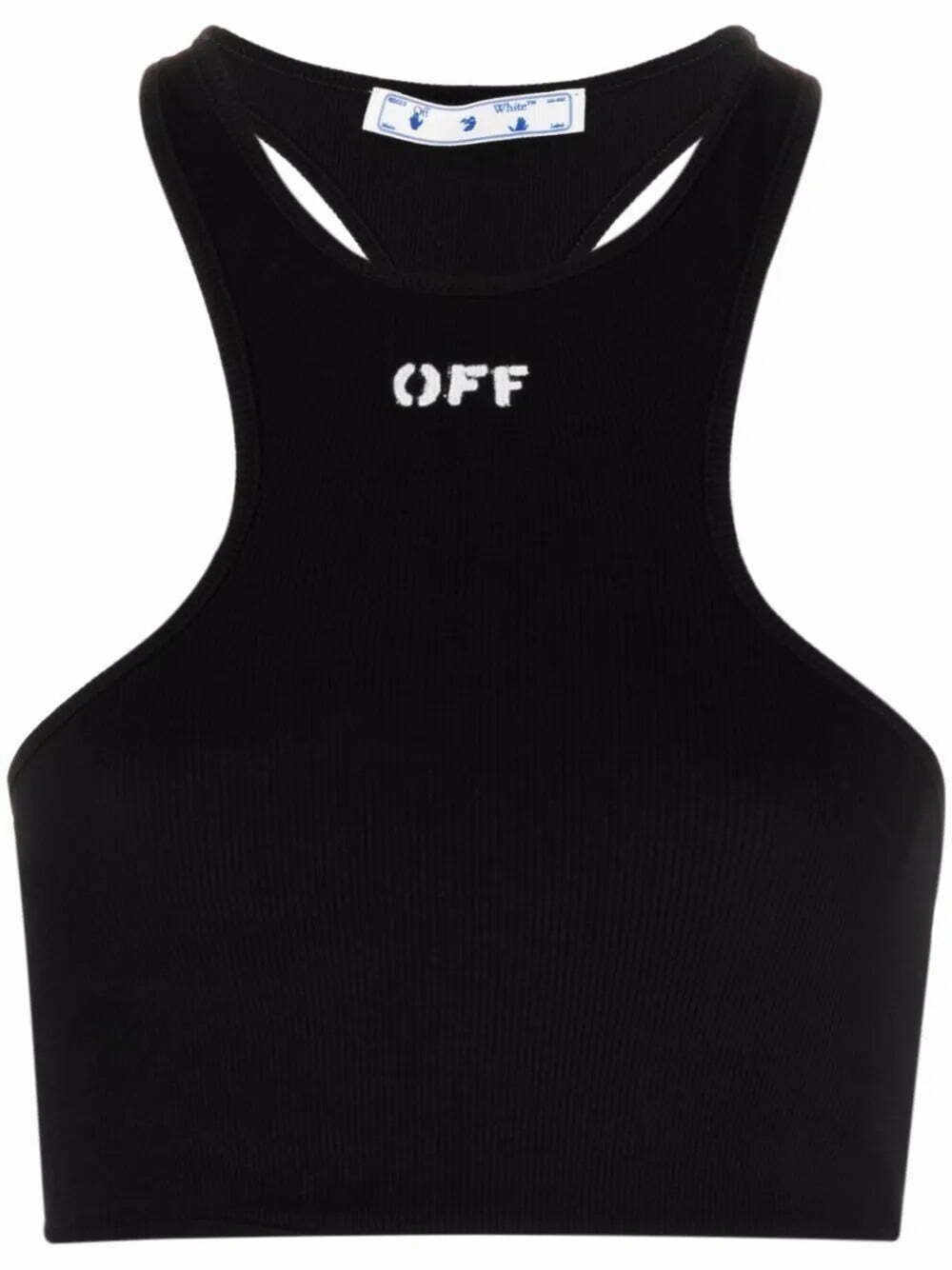 Off-White logo tank top