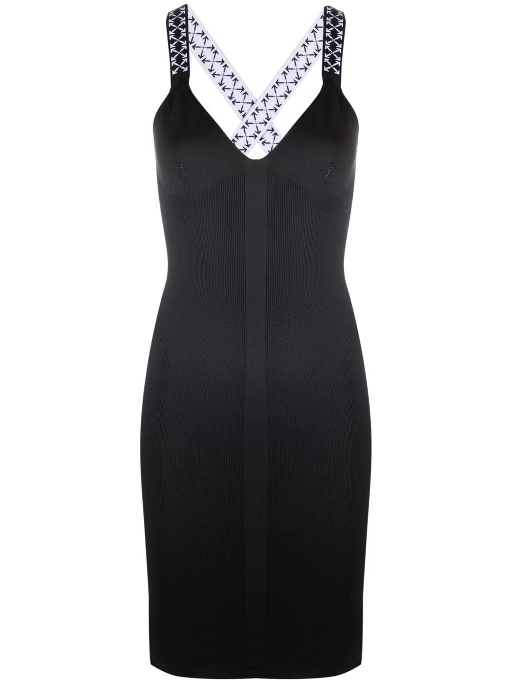 Off-White Arrows motif shoulder strap dress
