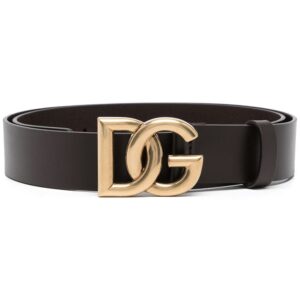 Louis Vuitton logo-buckle leather belt