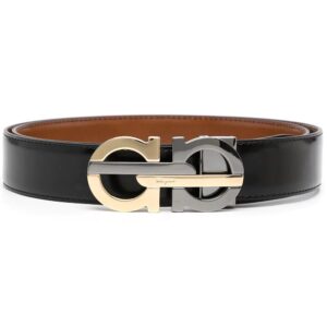 Ferragamo reversible and adjustable Gancini belt