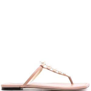 Jimmy choo  Alaina pearl-embellished sandals