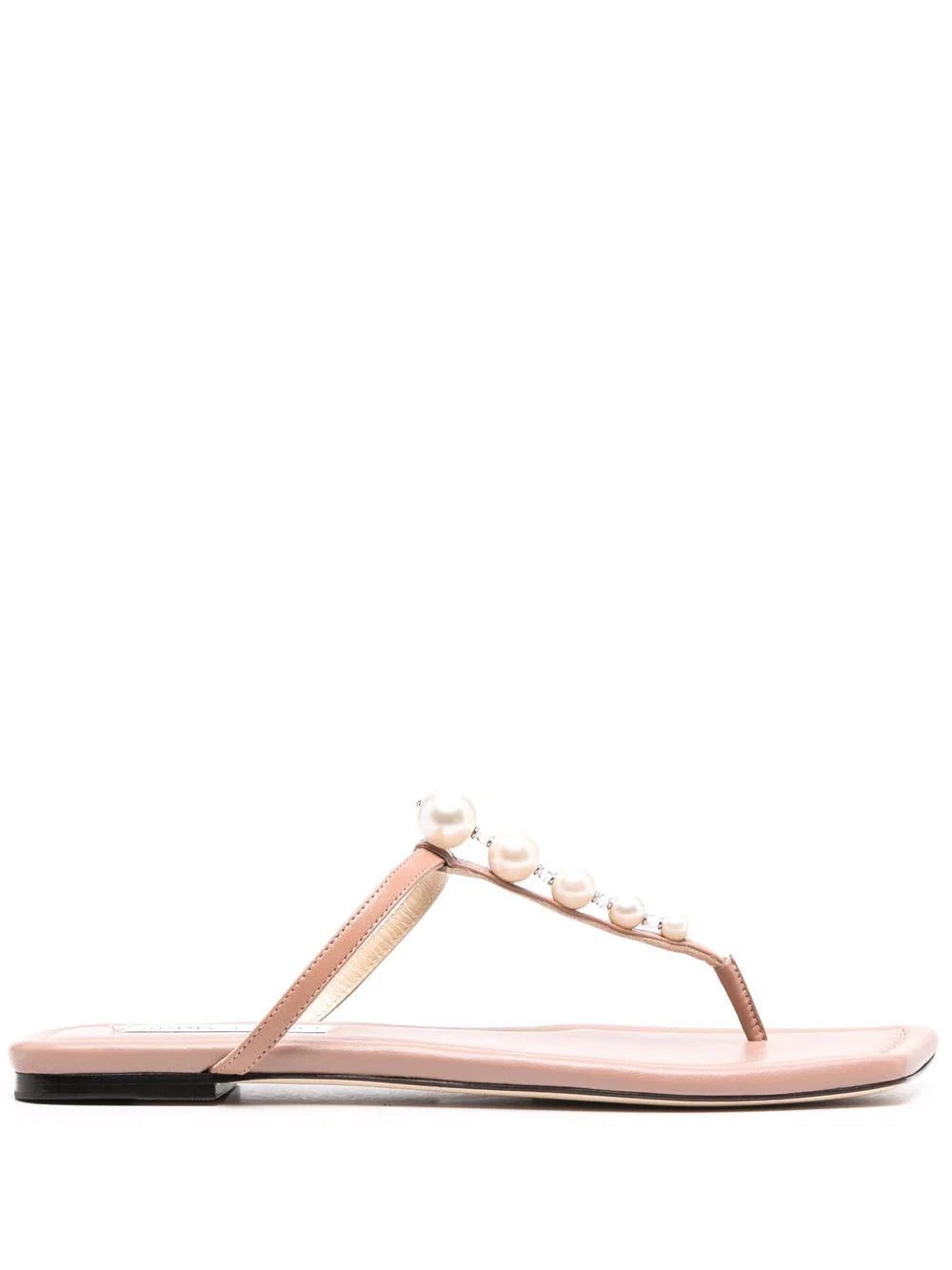 Jimmy choo Alaina pearl-embellished sandals
