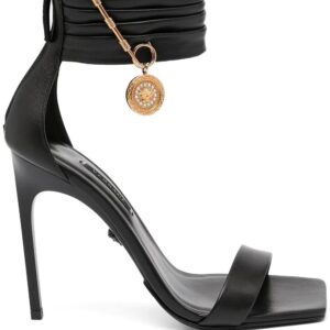 Versace  Medusa Safety Pin leather sandals