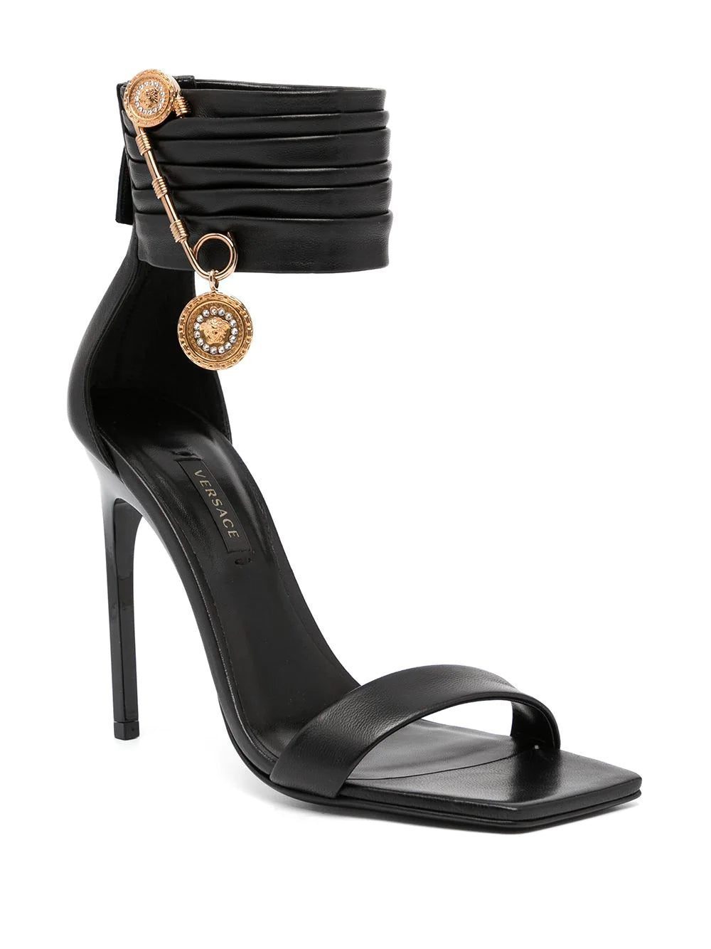 Versace Medusa Safety Pin leather sandals - Image 2