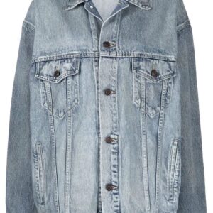 Balenciaga  oversized washed denim jacket