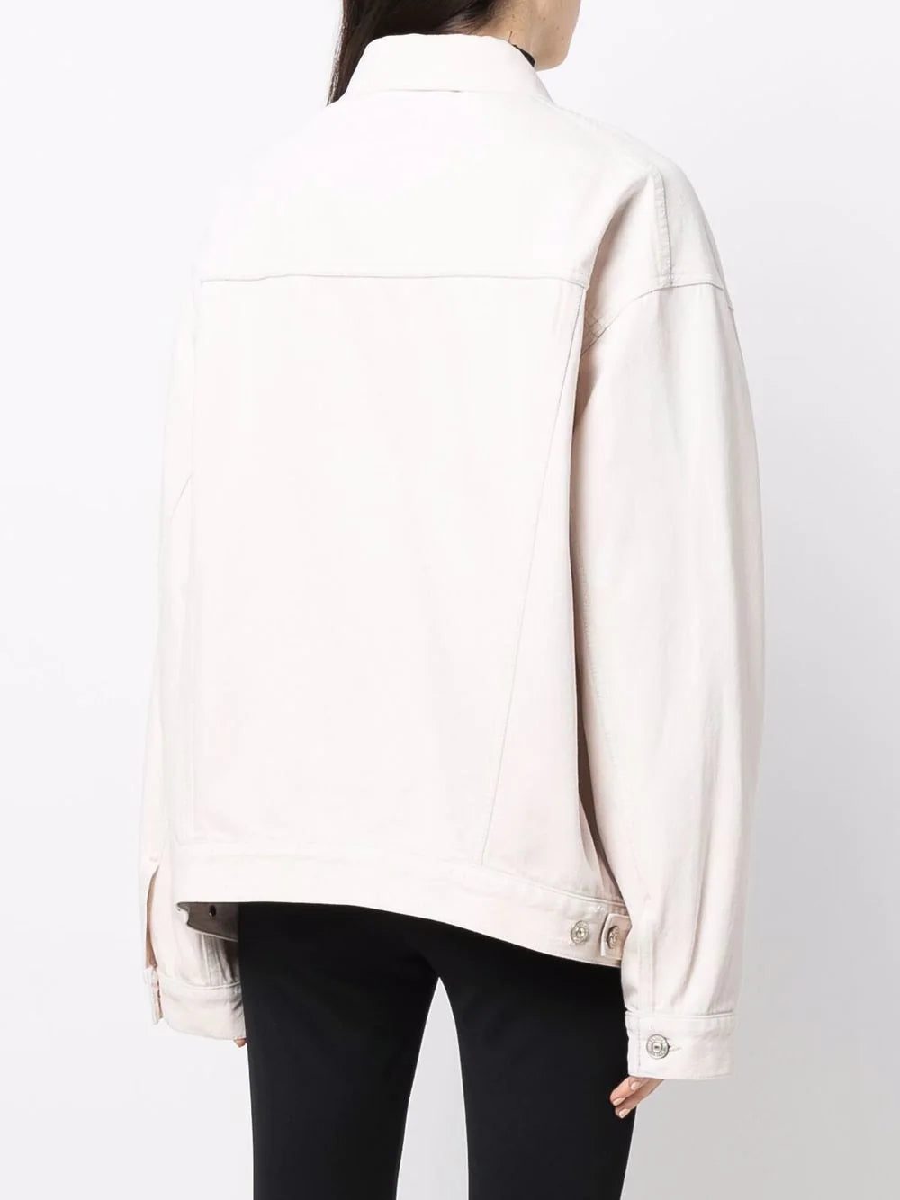 Balenciaga oversized washed denim jacket - Image 4