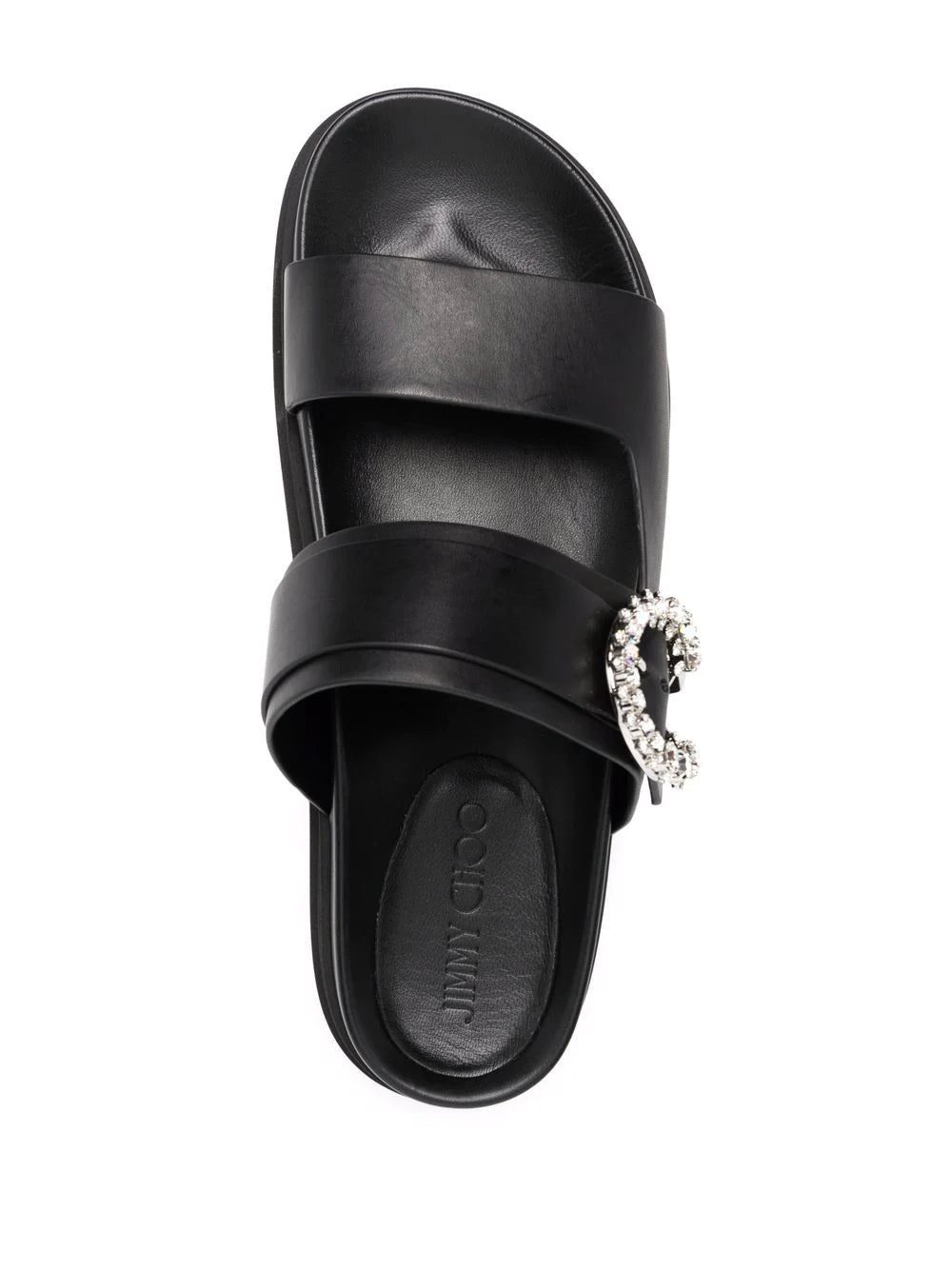 Jimmy Choo Marga crystal-embellished open-toe slides - Image 4