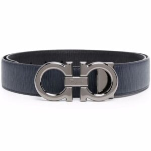 Ferragamo  Gancini-buckle leather belt