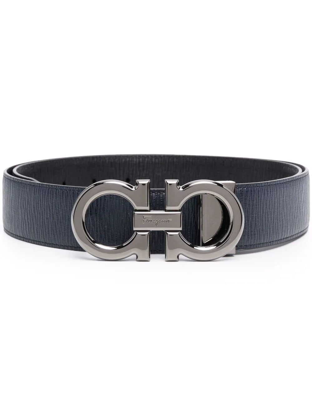 Ferragamo Gancini-buckle leather belt