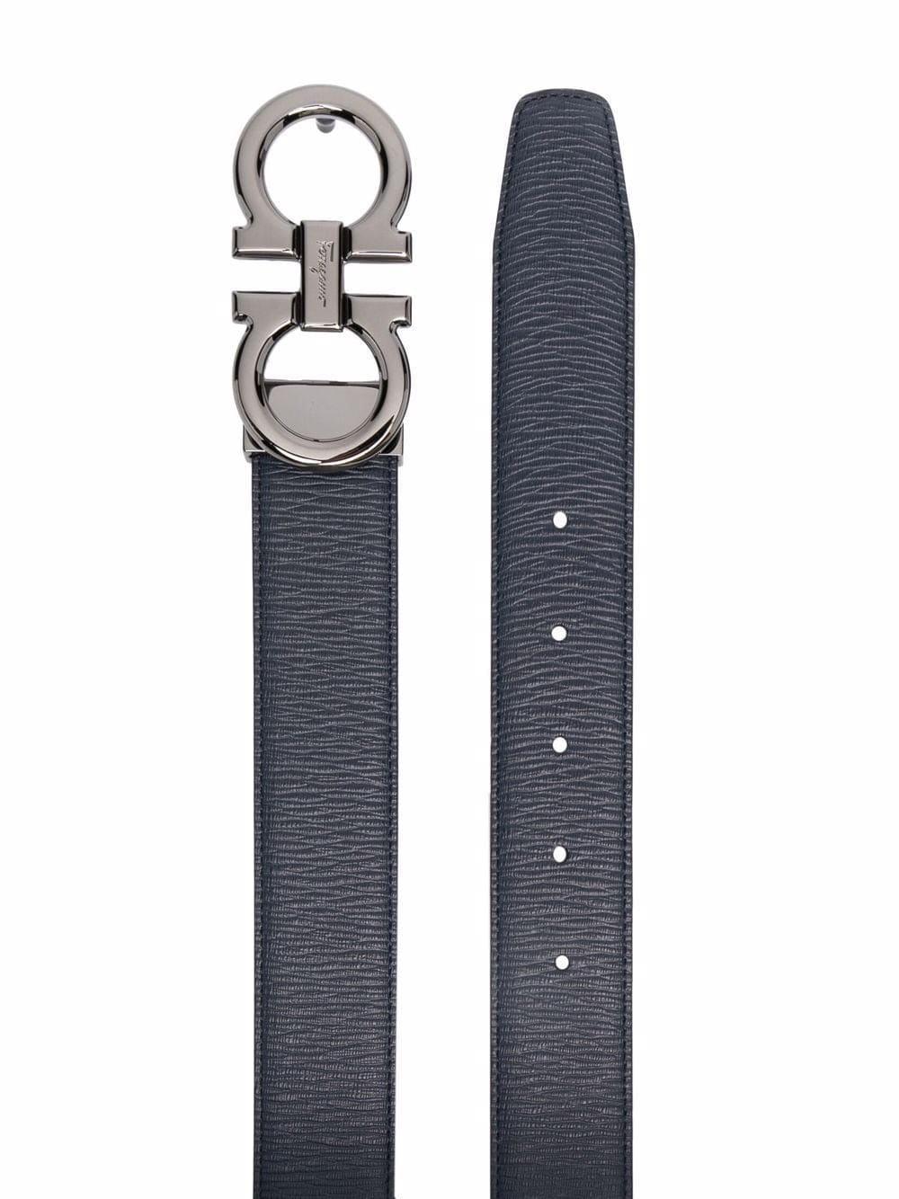 Ferragamo Gancini-buckle leather belt - Image 2