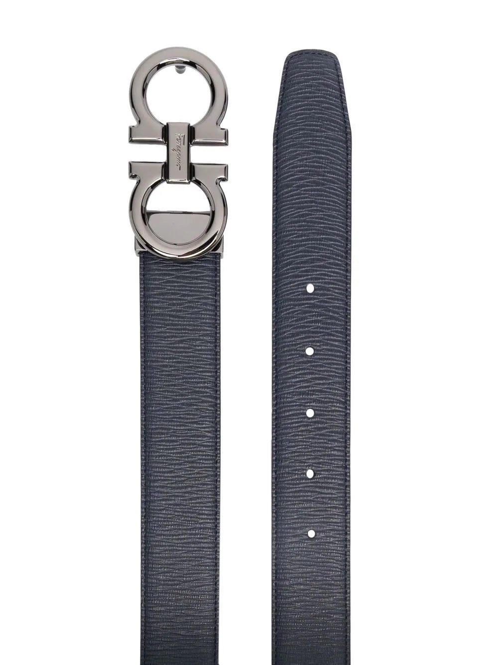 Ferragamo Gancini-buckle leather belt - Image 2