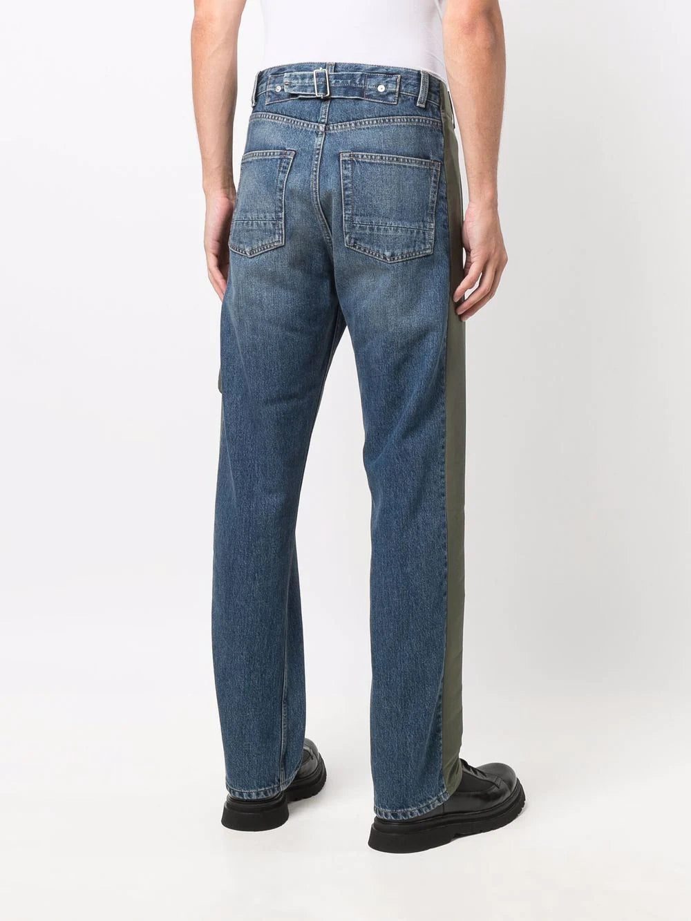 Alexander McQueen panelled straight-leg jeans - Image 4
