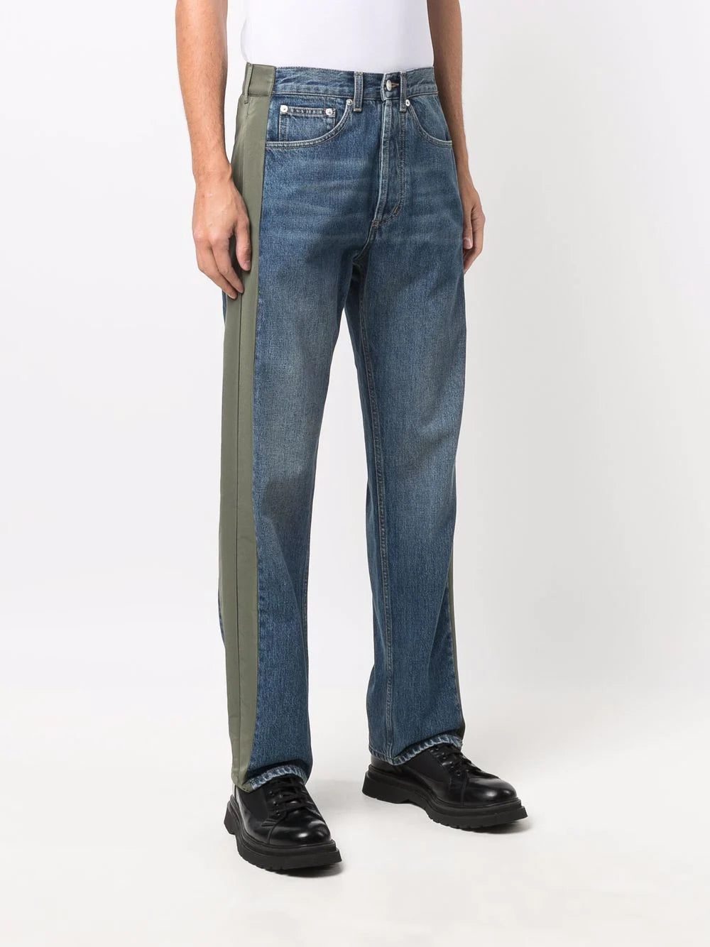 Alexander McQueen panelled straight-leg jeans - Image 3