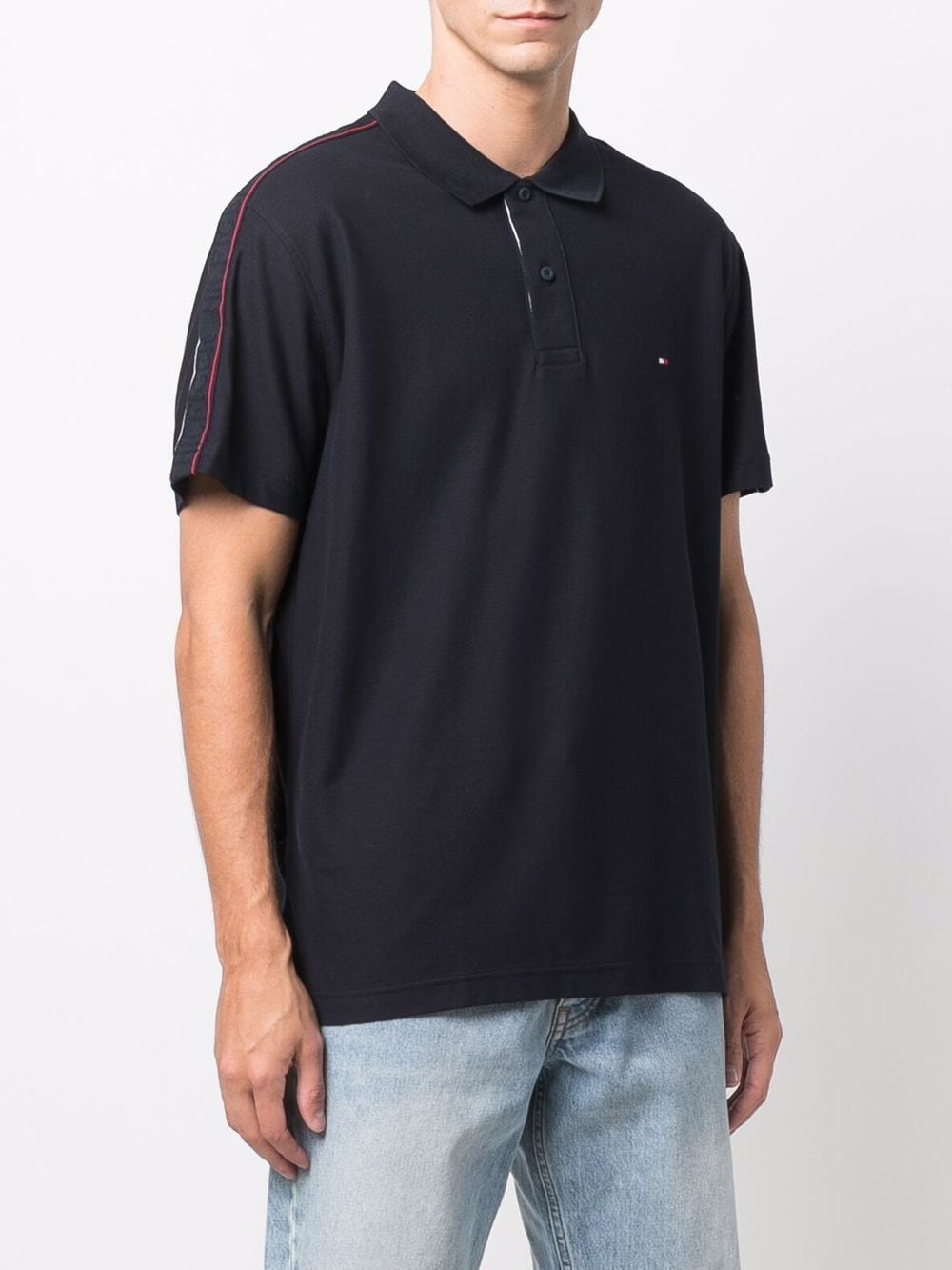 Tommy Hilfiger embroidered logo polo shirt - Image 3
