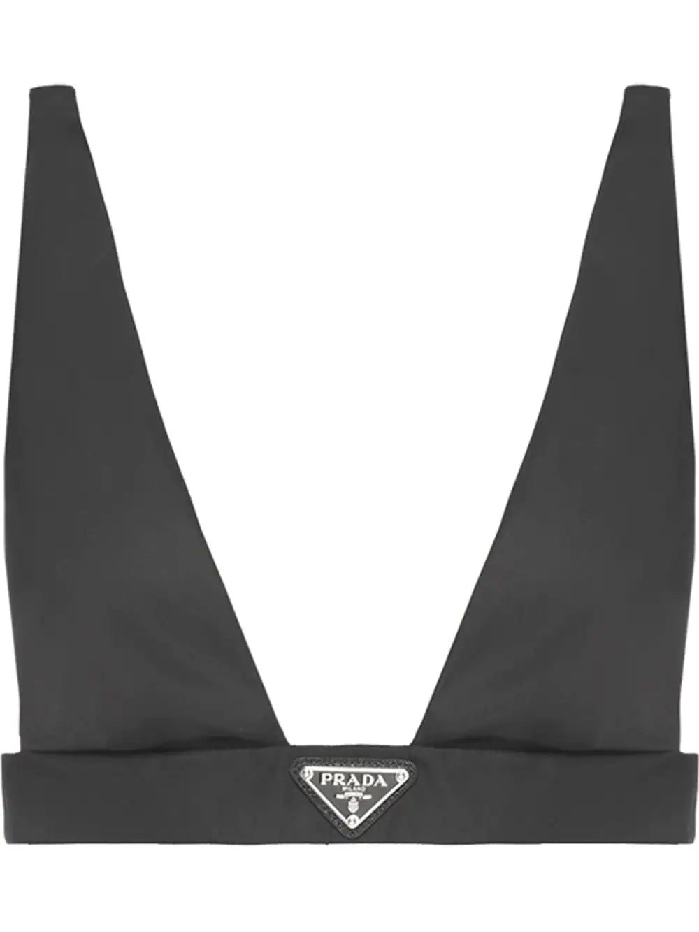 Prada Re-Nylon logo-plaque bralette