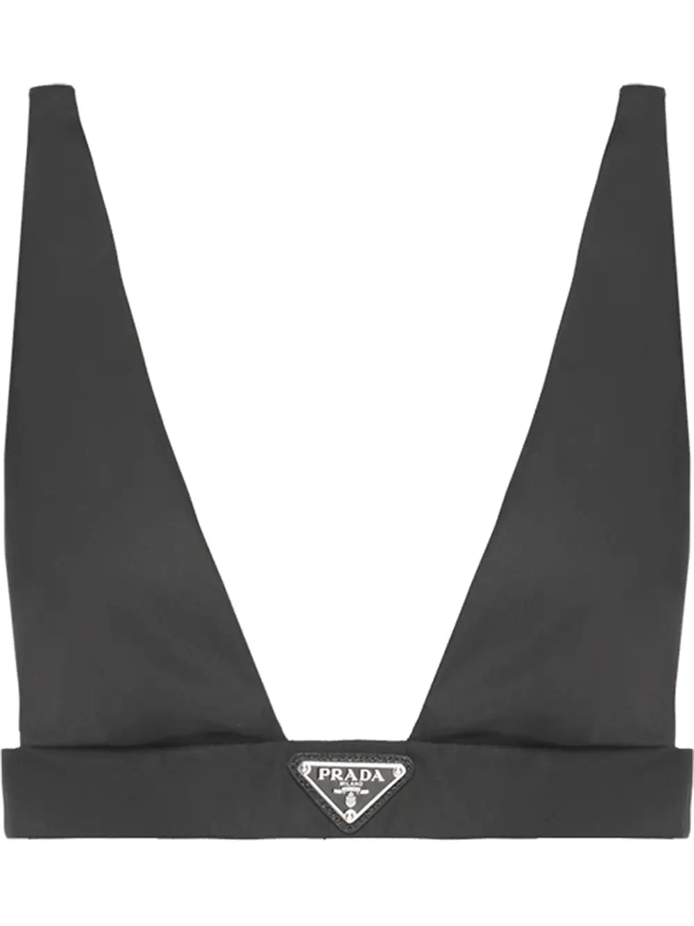 Prada Re-Nylon logo-plaque bralette