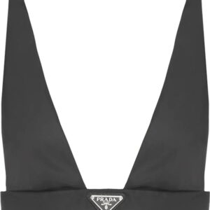 Prada  Re-Nylon logo-plaque bralette