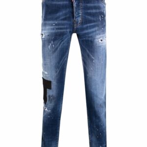 Dsquared2  distressed slim-fit jeans