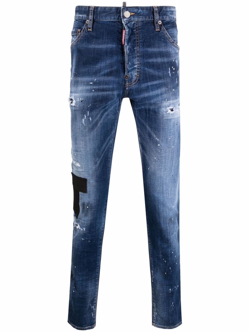 Dsquared2 distressed slim-fit jeans