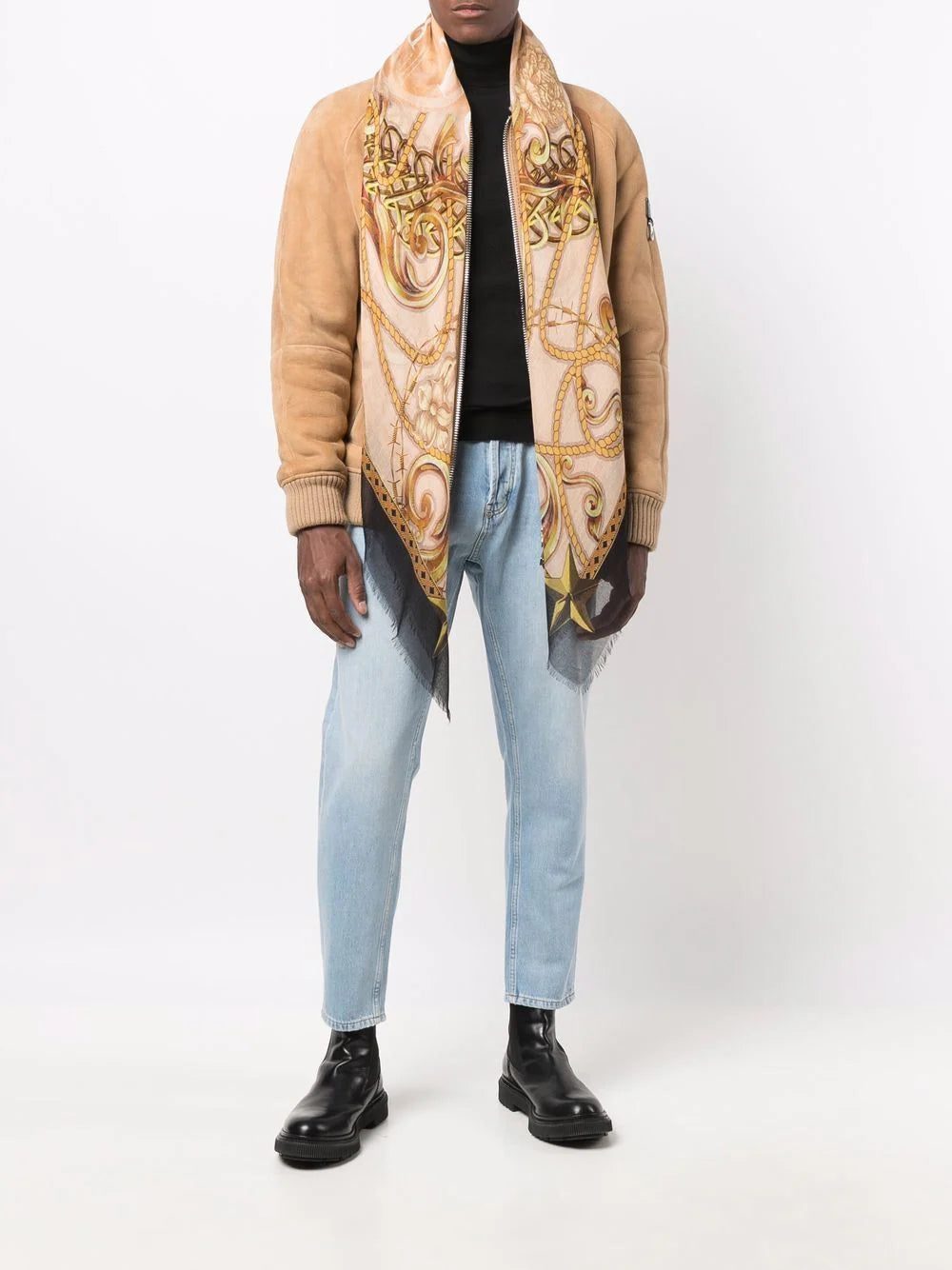 Philipp Plein baroque-print scarf - Image 2