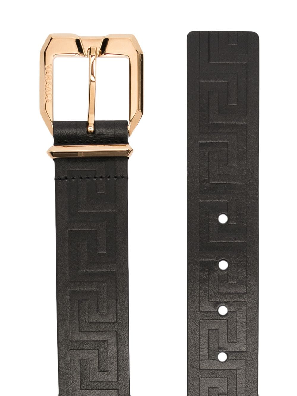 Versace La Greca leather belt - Image 2