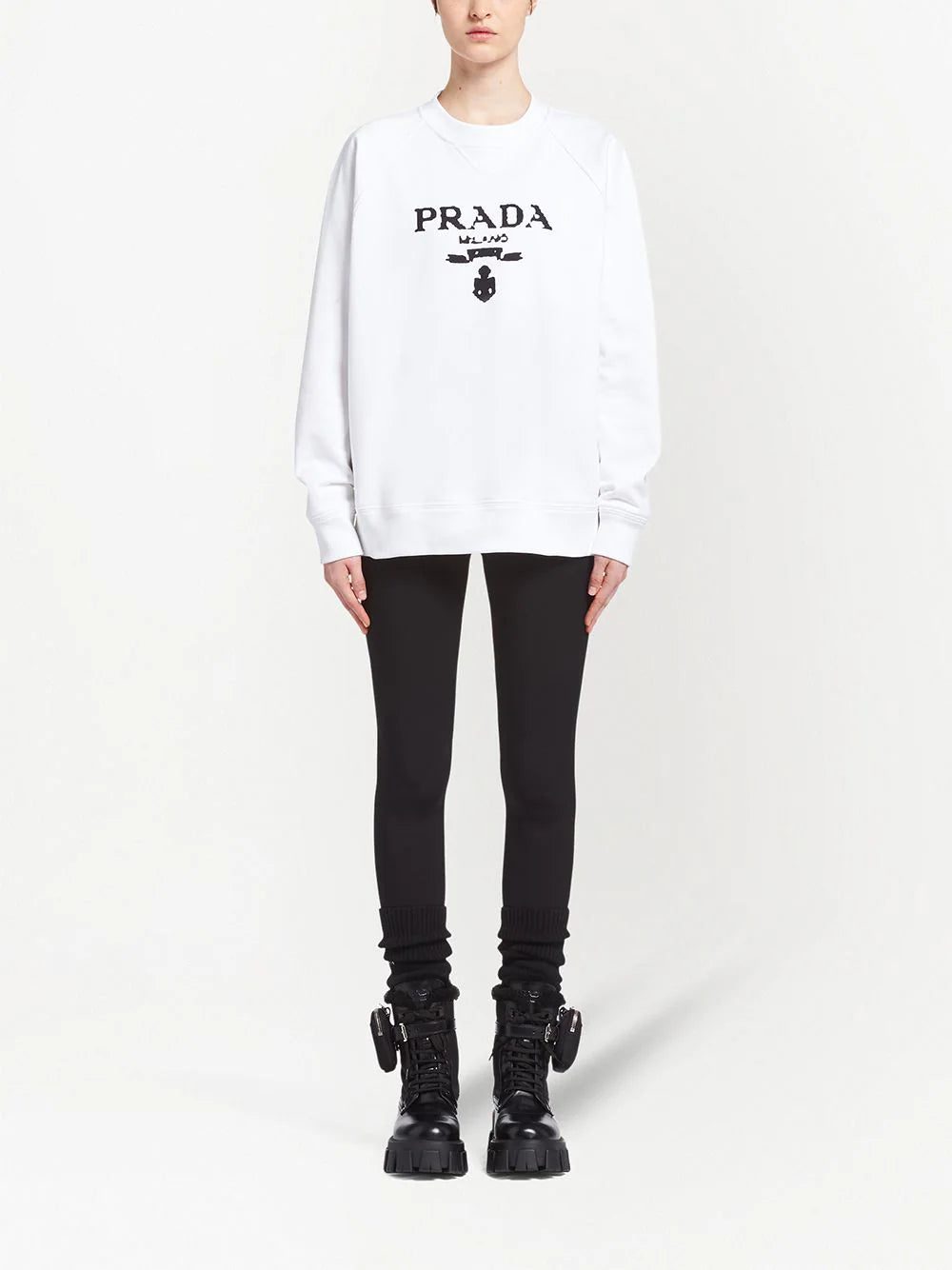 Prada logo-print sweatshirt - Image 2