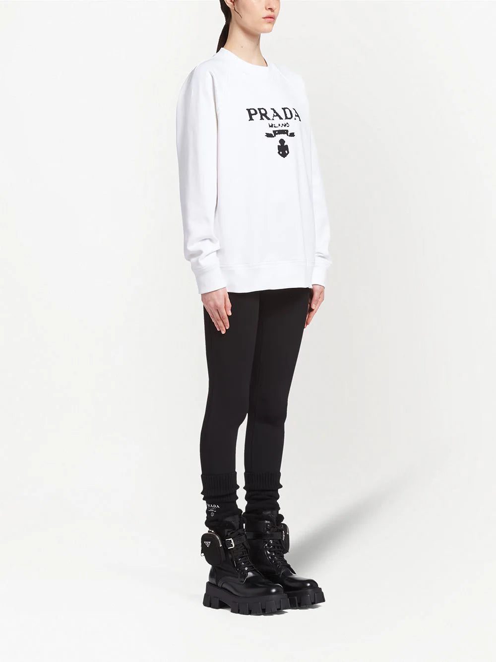 Prada logo-print sweatshirt - Image 3