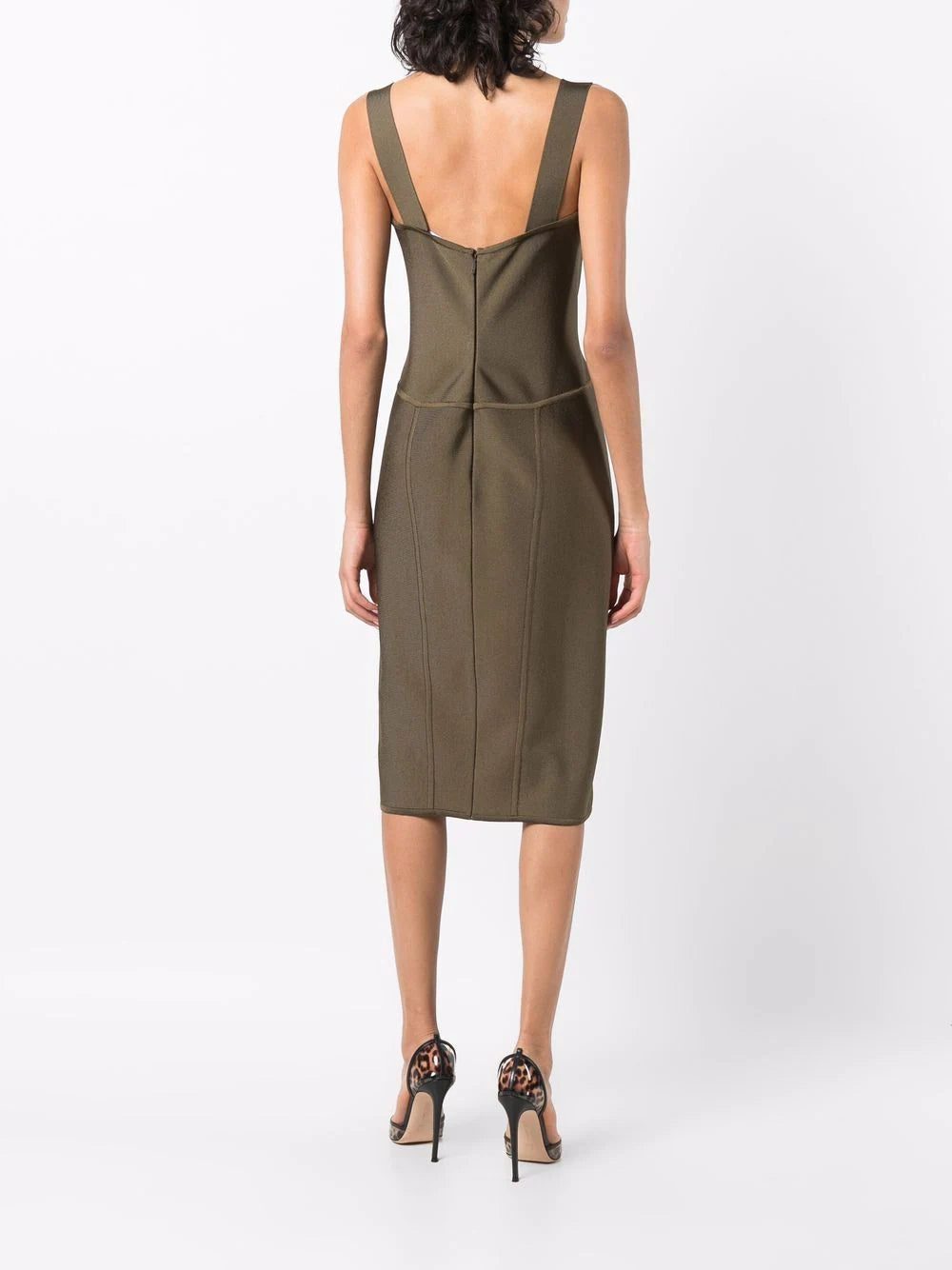 Versace safety pin-detail midi dress - Image 4