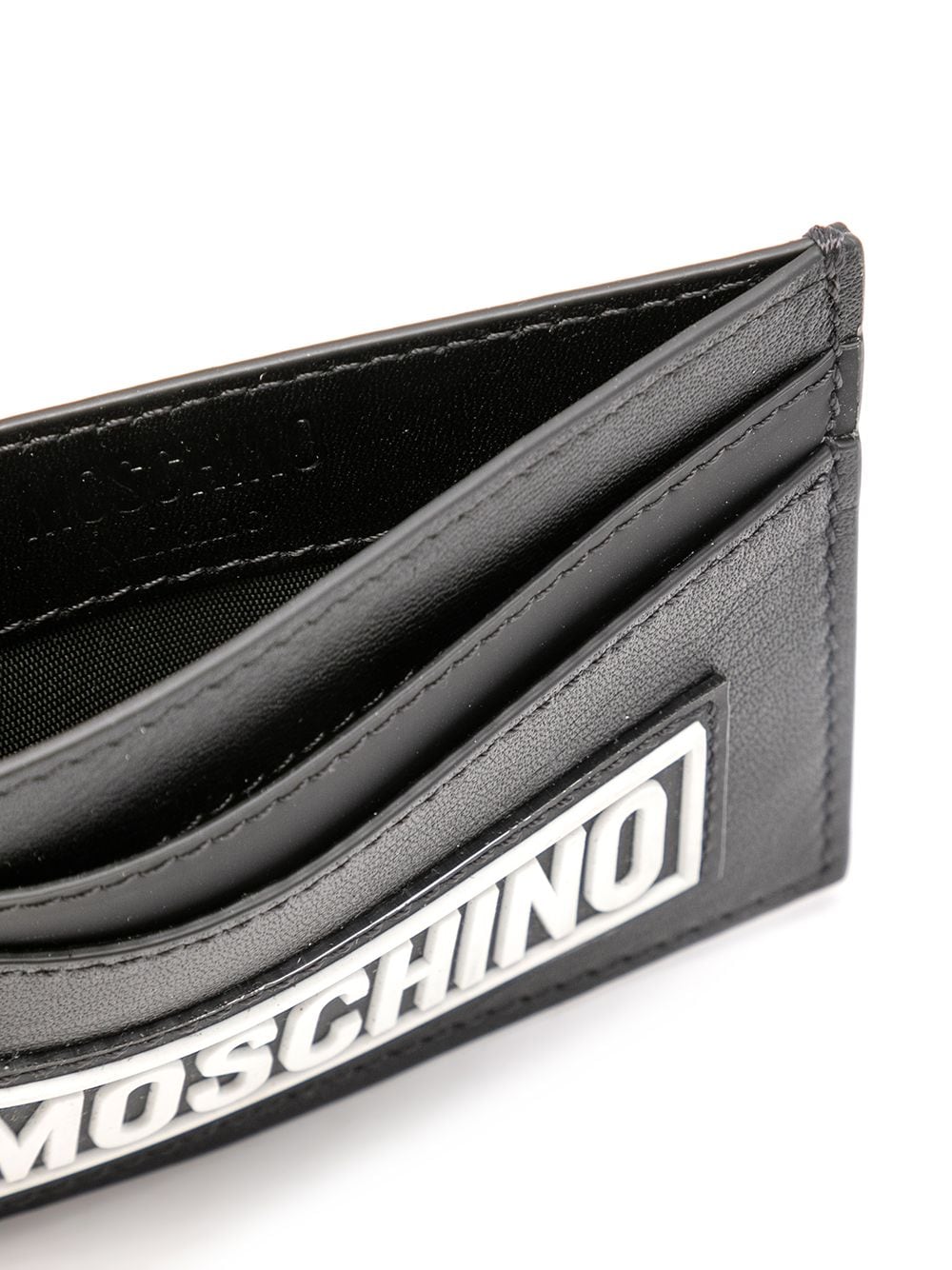 Moschino logo-print cardholder - Image 3