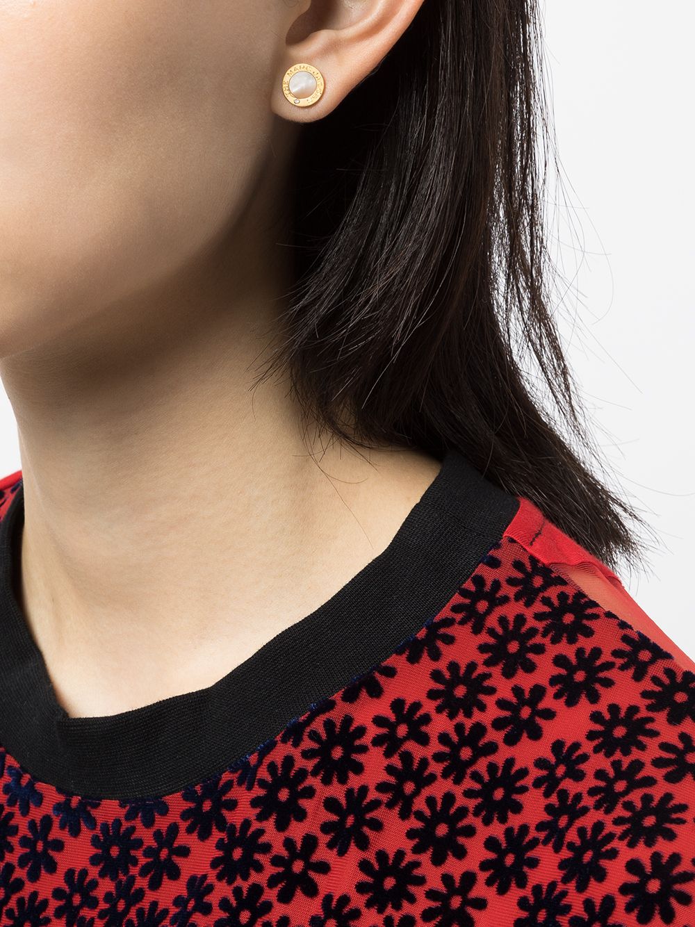 Marc Jacobs The Medallion Mop stud earrings - Image 2