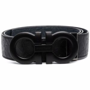 Ferragamo embossed monogram belt