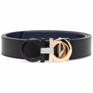 Ferragamo Double Gancini leather belt