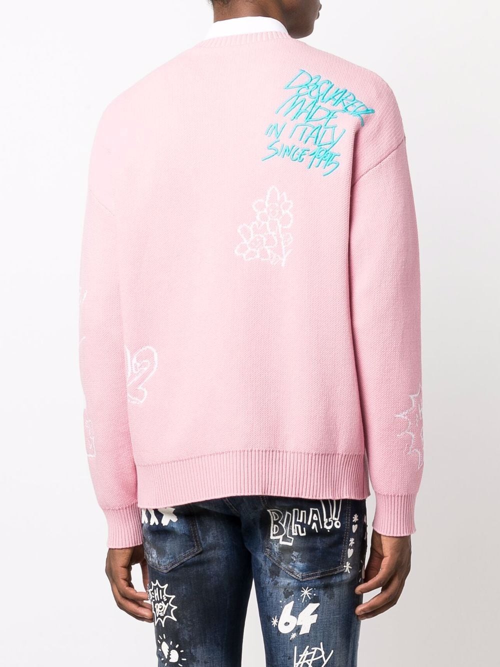 Dsquared2 graphic slogan sweatshirt - Image 4